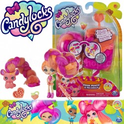 Spin Master Candylocks: Posie Peach és Fin Chilla baba állatkával 6056250