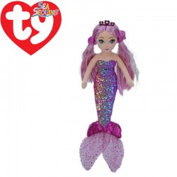 Ty Mermaids LORELEI, 27 cm - fényes lila sellő