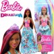 Barbie Dreamtopia: Hercegnő baba lila koronával GJK12