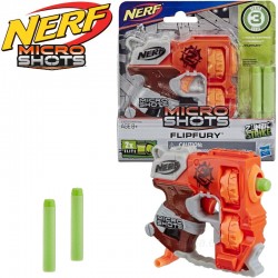Nerf: MicroShots ZombieStrike Flipfury szivacslövő fegyver E0489