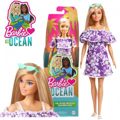 Barbie: 50. évfordulos Malibu baba virágos ruhában GRB35