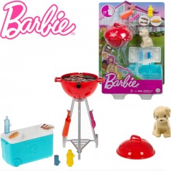 Barbie: Kerti grill játékszett kisállattal GRG75