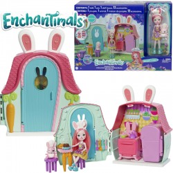 Enchantimals: Fluffy Bunny és Mop baba kiegészítőkkel GJX32