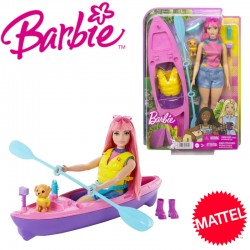 Barbie - Kempingező Daisy csónakkal