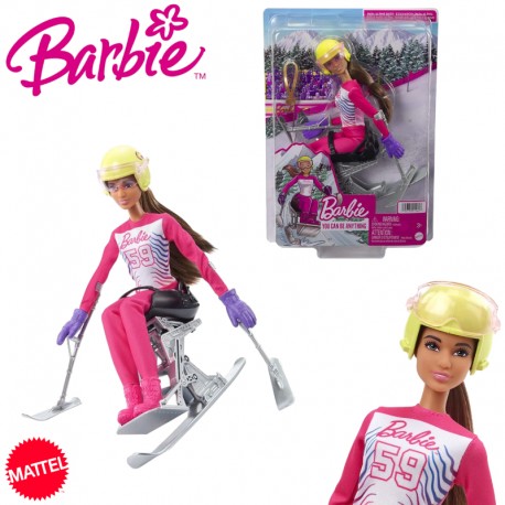 Barbie - Téli sportolók-Parasportoló alpesi síelő