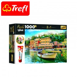 Trefl Puzzle + ragasztó - Portofino 1000 db-os