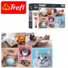 Trefl Puzzle ragasztóval - Cicák 1500 db-os
