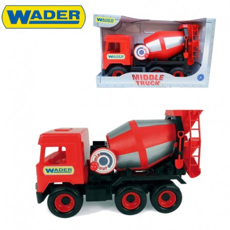 WADER -  Middle Truck -   piros betonkeverő