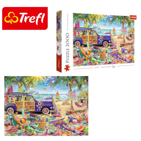 Trefl Puzzle - Trópusi kikapcsolódás 2000 db-os