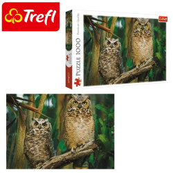 Trefl Puzzle - Baglyok 1000 db-os