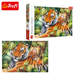 Trefl Puzzle - Tigrisek 1500 db-os