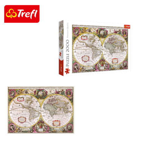 Trefl Puzzle - A Föld felfedezése 2000 db-os