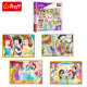 Trefl Puzzle - 4in1 Disney Princess