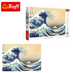 Trefl Puzzle - Nagy hullám Katsushika 1000 db-os