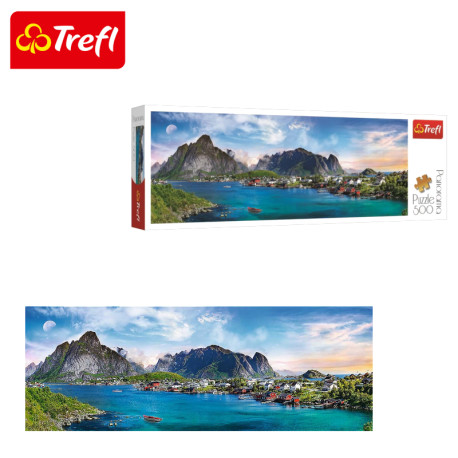 Trefl Puzzle Panorama - Lofoten Archipelago Norvegia 500 db-os